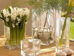 Decorate Glass Vases With Different Things Square Glass Vase Square Vase Glass Vase Decor