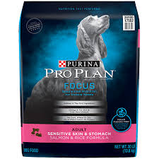 purina pro plan sensitive stomach dry dog food focus sensitive skin stomach salmon rice formula 30 lb bag