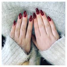 Long red nails long fingernails burgundy nails long acrylic nails ombre nail designs pretty nail acrylic nail salon purple acrylic nails sns nails colors hot pink nails toe nail color coffin. Burgundy Nails Charlotte Dempsey