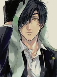 Black Hair And Blue Eyes Anime Guy Maxiepoooooooooo Black Haired Anime Boy Anime Guys Shirtless Touken Ranbu