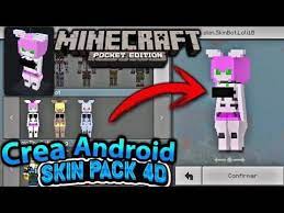 Initially, in minecraft the players are 2 skins for boys and for girls and the choice of which was not very large. Como Crear Skin Pack 4d Desde Android Para Minecraft Pe Skin Pack 4d Minecraft Pe Minecraft Minecraft Girl Skins