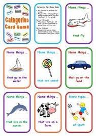 2 — set a timer for 4 minutes for each player to have time to fill it a word that relates to one of the seasons that starts with each letter in the alphabet. Categories Card Game Name Things That 1 Speech Language Activities Speech Language Therapy Language Therapy Activities