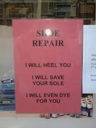 This One S A Shoe In Funny Commercials Humor Funny Signs