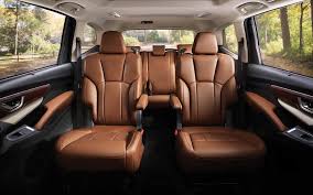 Interior Of Ascent With Captain S Chairs Subaru The Row Subaru Cars