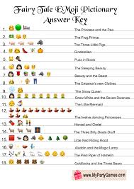 Harry potter and the philosopher's stone Free Printable Fairy Tales Emoji Pictionay Quiz For Baby Shower