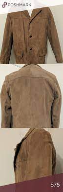 Vintage Sears Suede Leather Jacket Brown Size 40 Brown Leather Jacket Leather Jacket Men S Coats And Jackets