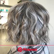 So i get a lot of questions on what hair cut i ask my stylist to do so i thought i'd make this video explaining it! 65 Gorgeous Gray Hair Styles Wavy Bob Hairstyles Gorgeous Gray Hair Gray Hair Highlights Clara Beauty My