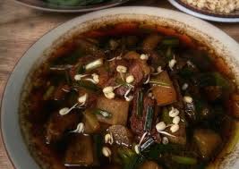 Sesaat sebelum diangkat, masukkan irisan daun bawang dan bawang goreng. Resepi Rawon Daging Labu Siam Pawtaste Com