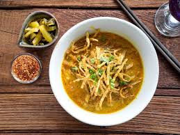 Thai Coconut Curry Noodle Soup Khao Soi Recipe Foodie Globe Trotter Recipe Meal Kit Meals Curry Noodles