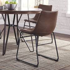 Signature Design By Ashley Centiar Dining Side Chair Set Of 2 Brown Black Walmart Com Side Chairs Dining Dining Chairs Upholstered Side Chair