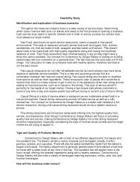 Feasibility Study Identification And Exploration Of Business Scenarios Throughout The Restaurant Industry There Is A W Study Opening A Business Sample Resume
