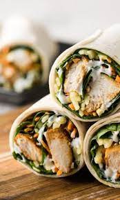 Wrap Poulet Et Crudites Recette Recette Wrap Recettes De Cuisine Cuisine