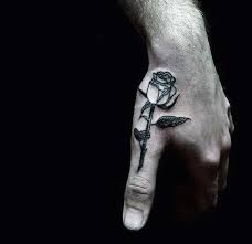 Water colored realistic rose tattoo daughters name as stem. Top 65 Best Rose With Stem Tattoo Ideas 2021 Inspiration Guide
