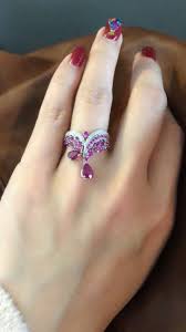 This Is The Ring I Am Wearing Today Ruby And Diamond Ring Set In 18k Gold Jewelry Wedding Ring Bands Pinterest Jewelry