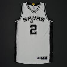 Kawhi leonard jerseys & merchandise while a sports collection is a great way to impress friends and family at home, the best way to impress fellow fans at the game is to buy a san antonio spurs kawhi leonard jersey or stock up on spurs apparel items. Kawhi Leonard San Antonio Spurs Game Worn Jersey 2015 16 Playoffs Nba Auctions