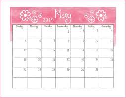 Printable May 2019 Desk Calendar Desk Calendar Template Desk Calendars Calendar Template