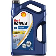 Shell Rotella T6 15w 40 Full Synthetic Motor Oil Shell