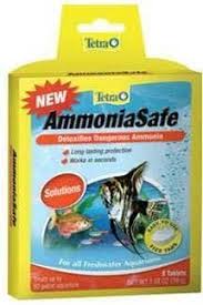 6 60 3 30 Ammoniasafe Tank Buddy Tablets 8tab Tetra Ammoniasafe Tabs 8 Tablets Ammoniasafe Detoxifies Ammonia Tetra Fizz Tetra Guard Tank Aquarium Shop