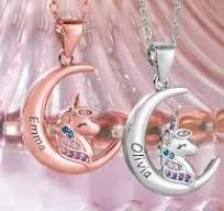 Custom Name Unicorn Necklace | Personalized Jewelry for Unicorn Lovers &  Enthusiasts | Unique Gift Idea