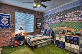 You do not need to have a baseball on every single item in the room. 99 Boys Baseball Themed Bedroom Ideas 18 Baseball Themed Bedroom Baseball Bedroom Baseball Room Decor