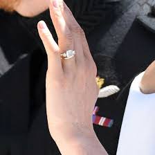The band on meghan markle's engagement ring seems to have been swapped from yellow gold to a micro pavé design. Meghan Markle S Engagement Ring Everything You Need To Know
