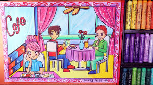 Aneka gambar mewarnai kerja bakti di sekolah. Cara Gradasi Warna Ep 60 Tema Gotong Royong Youtube