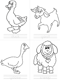 Farm Animals Printable Template Animal Templates Farm Animal Coloring Pages Farm Activities