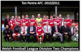 Ton Pentre Afc Welsh League Division Two Champions Welsh Football Champion League