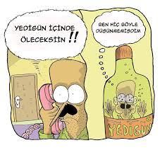 Yedigun Icinde Oleceksin Karikaturu Okan Nasuhoglu Karikaturname Funny Stories Funny Times Funny