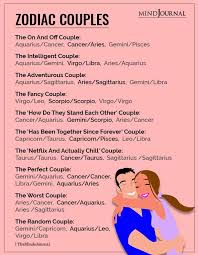 With imaginative cancer and creative gemini, this pairing can get very kinky in bed with roleplaying and interesting positions. The Different Types Of Zodiac Couples