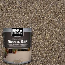 Behr Premium 1 Gal Gg 14 Autumn Mountain Decorative Flat Interior Exterior Concrete Floor Coating 65501 The Home Depot Concrete Floor Coatings Floor Coating Decorative Concrete Floors