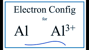 Al 3 Electron Configuration Aluminum Ion Electron Configuration Electrons Configuration