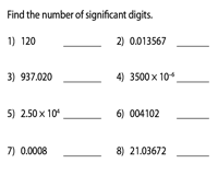 Cbse worksheets for class 1 to class 12 are very important in student's knowledge improvement. Significant Figures Worksheets