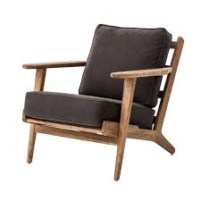 Griffin Accent Chair Brown Armchair Mid Century Lounge Chairs Lounge Chair