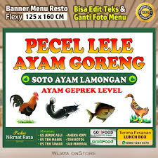 Download now search ayam jago logo vectors free download. Spanduk Pecel Lele Keren