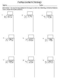 Division Strategies Partial Quotient Strategy Fold Up Practice Division Strategies Partial Quotients Teaching Lessons Plans