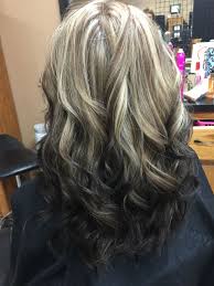 Gorgeous Reverse Blonde To Black Ombre Curled Hairstyles Grey Ombre Hair Reverse Ombre Hair Hair Styles