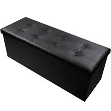 Check spelling or type a new query. Camabel Toy Chest Box Folding Storage Ottoman Large Bench Cube Fabric Faux Leather Storage Chest Seat Footrest Padded Upholstered Stool Seat 43 3x15x15in Black Buy Online In Botswana At Botswana Desertcart Com Productid 201626100