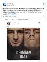 ❌️ Nick Diaz is out of UFC 310 😢