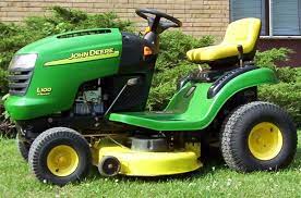 Front blade (44) fuel and air. John Deere L100 Lawn Tractor Maintenance Guide Parts List