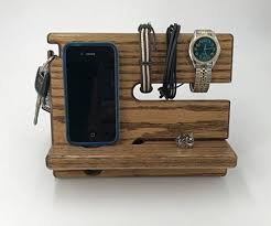 Wooden Phone Dock Wooden Docking Station Phone Dock Wooden Phone Holder