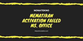 Cara aktivasi microsoft office 2010 gratis tanpa product key cara terbaik dan legal untuk melakukan aktivasi office 2010 adalah dengan menggunakan lisensi original. Cara Menghilangkan Product Activation Failed Microsoft Office All Ver