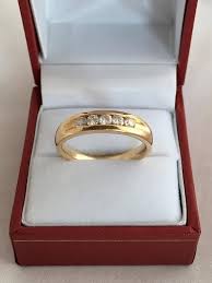 Appraisal Value 1995 00 14k Gold Diamond Channel Set 5 Etsy In 2020 Womens Jewelry Rings Mens Band Rings Jewelry Appraisal