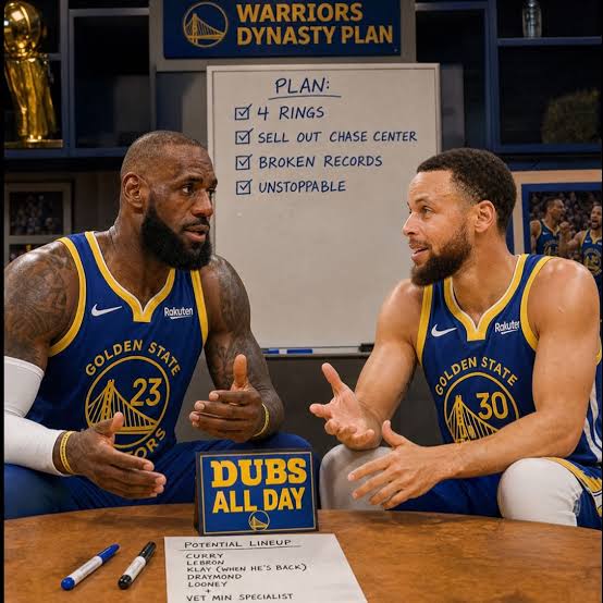🏀👀 According to reports, #StephCurry is expected to meet with  #LeBronJames as the Warriors explore a potential blockbuster move. After  years of battling each other in the Finals, the two NBA legends