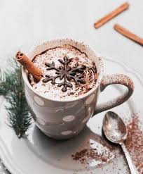 Hot Chocolate With A Cinnamon Stick And A Piece Of Chocolate In 2020 Christmas Food Photography Christmas Food Food