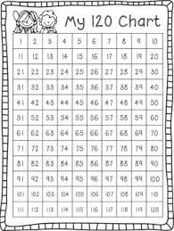 student 120 number chart freebie math school go math