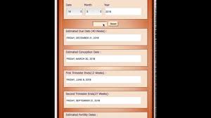 Pregnancy Edd Calculator For Mac By Manalsoft Youtube