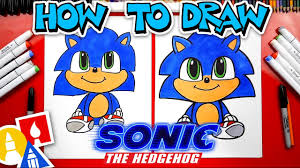 Sonic's wearing glasses in this sonic boom cartoon! How To Draw Baby Sonic From Sonic The Hedgehog Movie Youtube