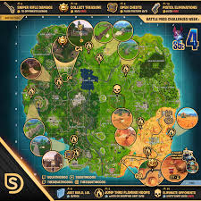 Here's everything you need to know about fortnite season 5: Cheat Sheet Map For Fortnite Battle Royale Season 5 Week 4 Challenges Fortnite Insider