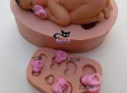 Molde Silicone Kit Bebe Realista 10cm Kit Chupetas No Elo7 Biscuitdalu Be98b2 Fondant Em Formato De Bebe Lanches Para Cha De Bebe Baby Shower Cakes